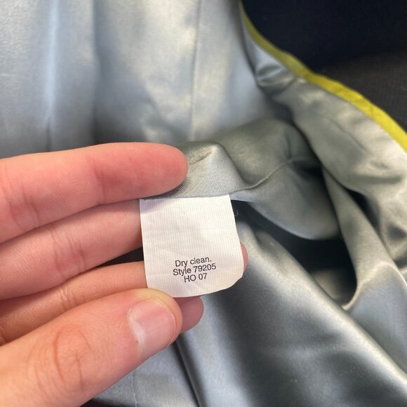 J. Crew Classic Lady Day Coat Size P2 Black Italian Double Cloth Wool Petite - Picture 7 of 11